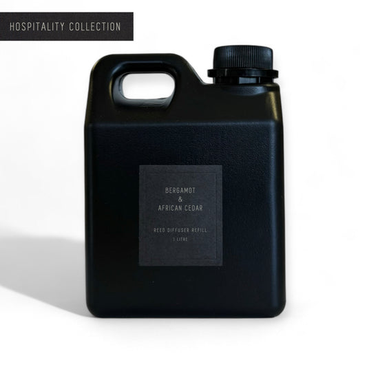 Luxury Reed Diffuser  // Bergamot & African Cedar // 1 Litre Refill